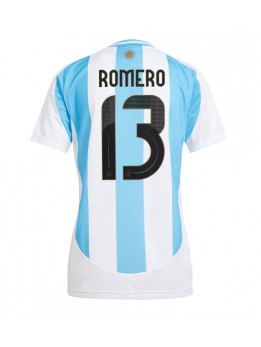 Argentina Cristian Romero #13 Replika Hemmakläder Dam Copa America 2024 Kortärmad